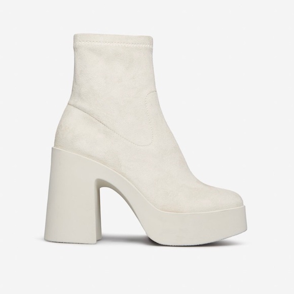 White Platform Boot - Picture 2 of 7